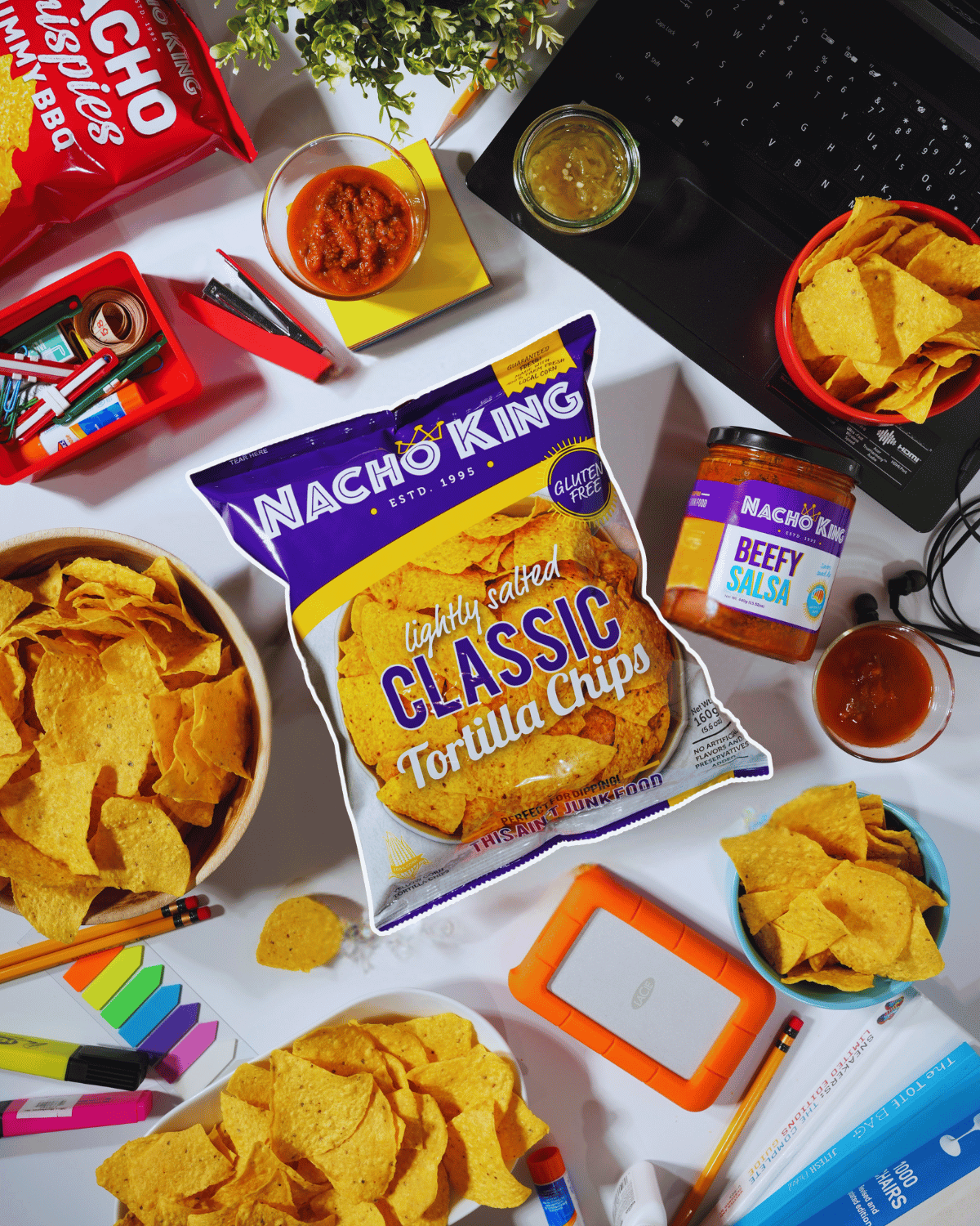 Lightly Salted Chips 160g + Chunky Salsa Pouch Bundle (Save Php40)