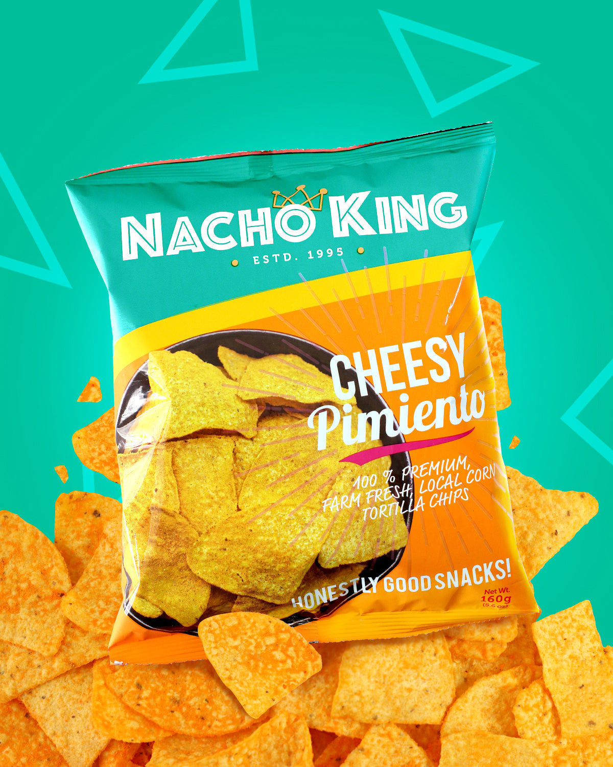 Cheesy Pimiento Tortilla Chips